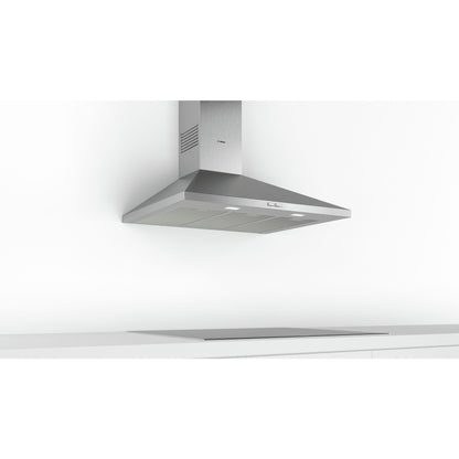 Exaustor Bosch DWP96BC50 600 m³/h 69 dB Classe Energética A Aço inoxidável