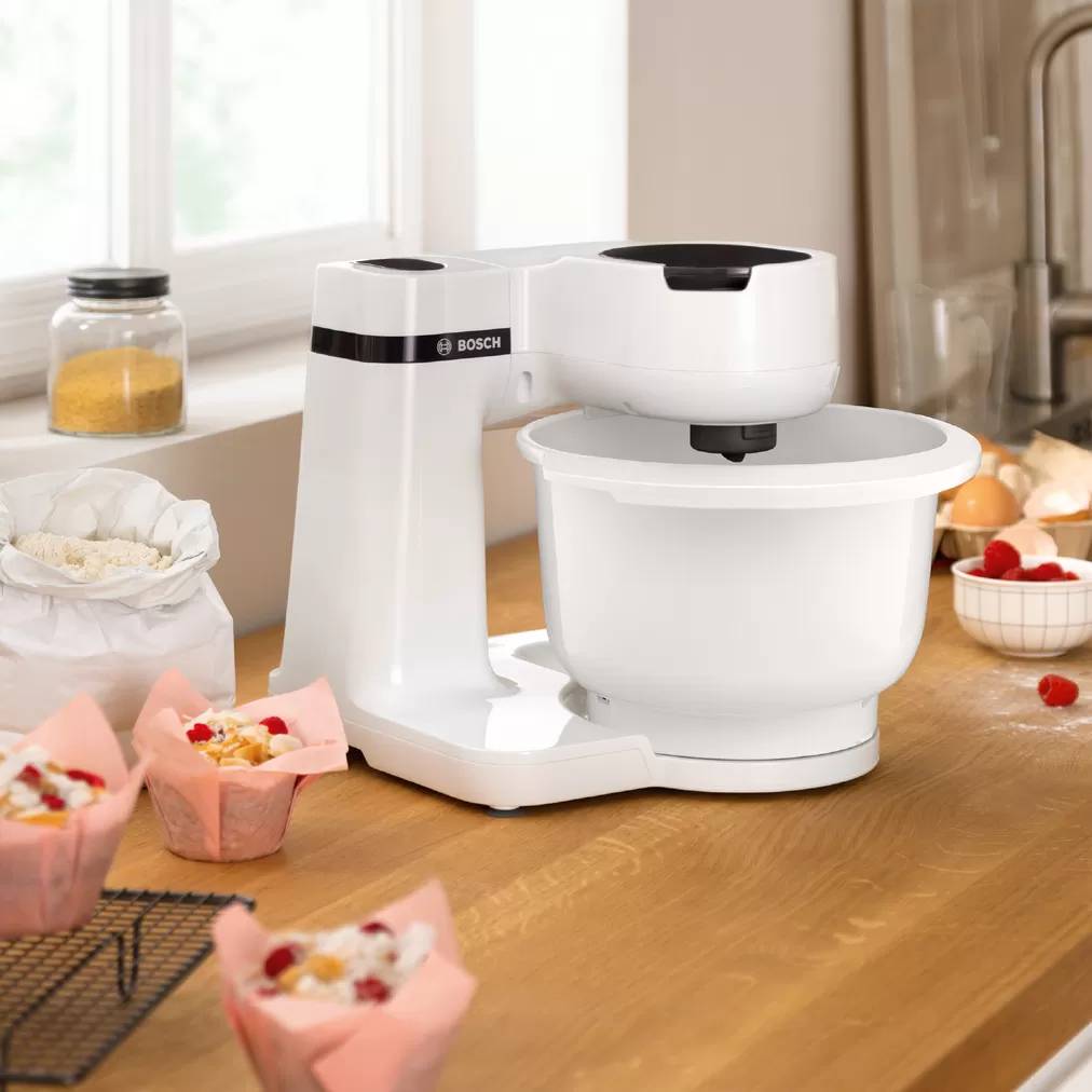 BOSCH MUMS2AW00 - Batedeira de Cozinha Branca / Multifuncional / 700W