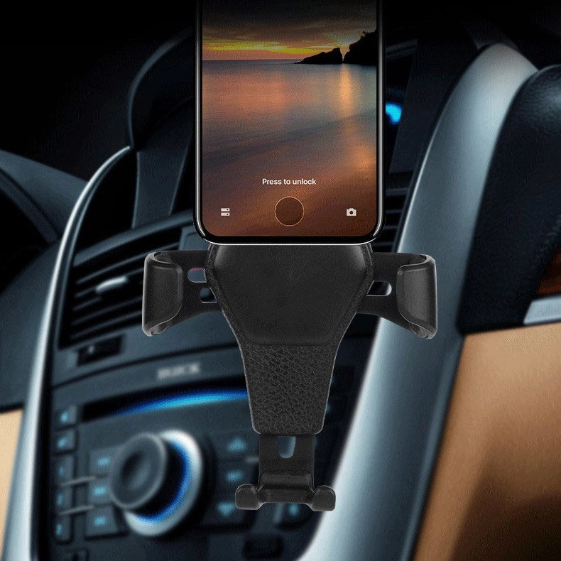 Car Holder H01 Black gravity car holder for the ventilation grille_5
