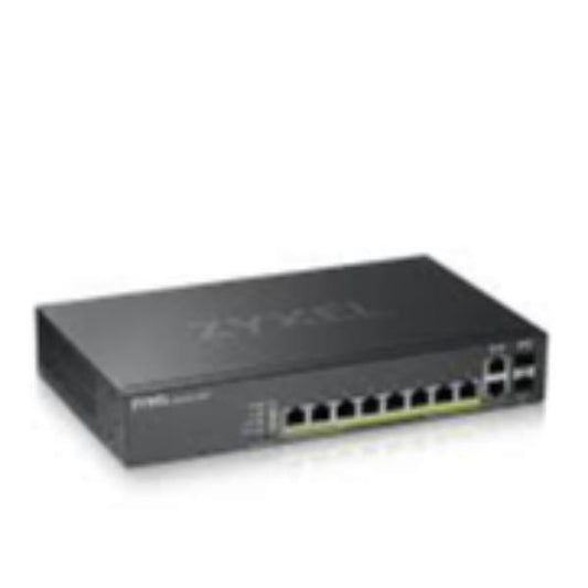 Zyxel GS2220-10HP-EU0101F switch Gestionado L2 Gigabit Ethernet (10/100/1000) Energía sobre Ethernet (PoE) Negro_0