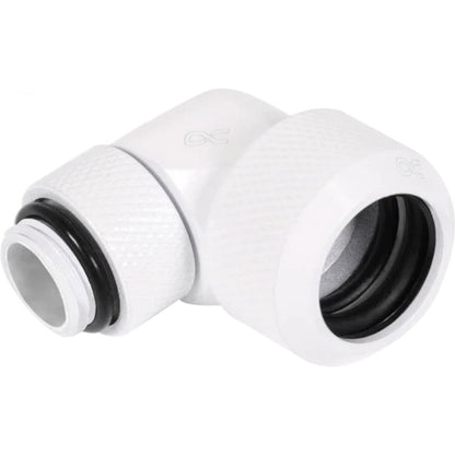 Fitting Alphacool Eiszapfen 13mm 90° G1/4 Rotativo Branco HardTube