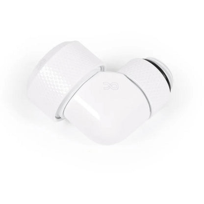 Fitting Alphacool Eiszapfen 13mm 90° G1/4 Rotativo Branco HardTube
