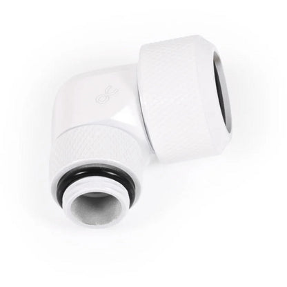Fitting Alphacool Eiszapfen 13mm 90° G1/4 Rotativo Branco HardTube