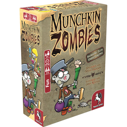 Jogo de Cartas Munchkin Zombies 1+2 Pegasus Alemão