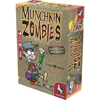 Jogo de Cartas Munchkin Zombies 1+2 Pegasus Alemão