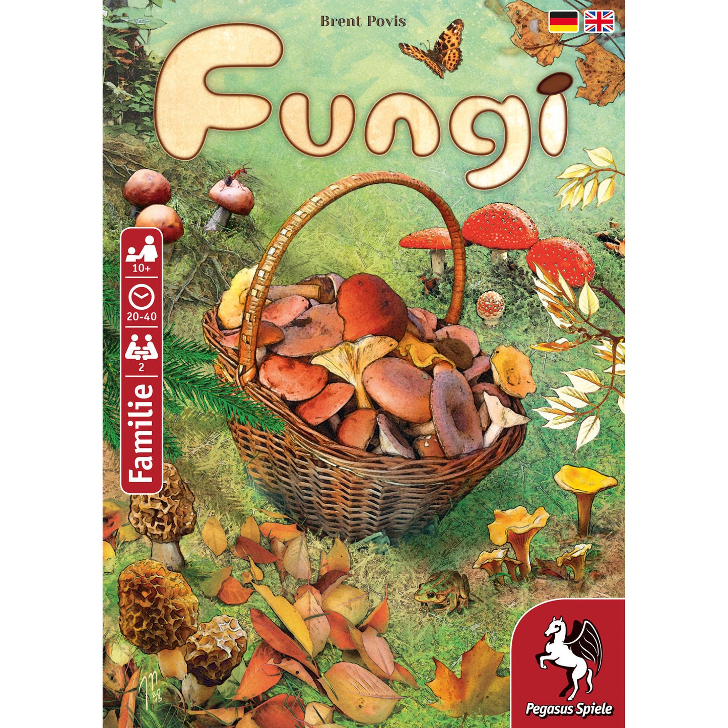 Pegasus Fungi Jogo de Cartas Estratégia 2 Jogadores Inglês