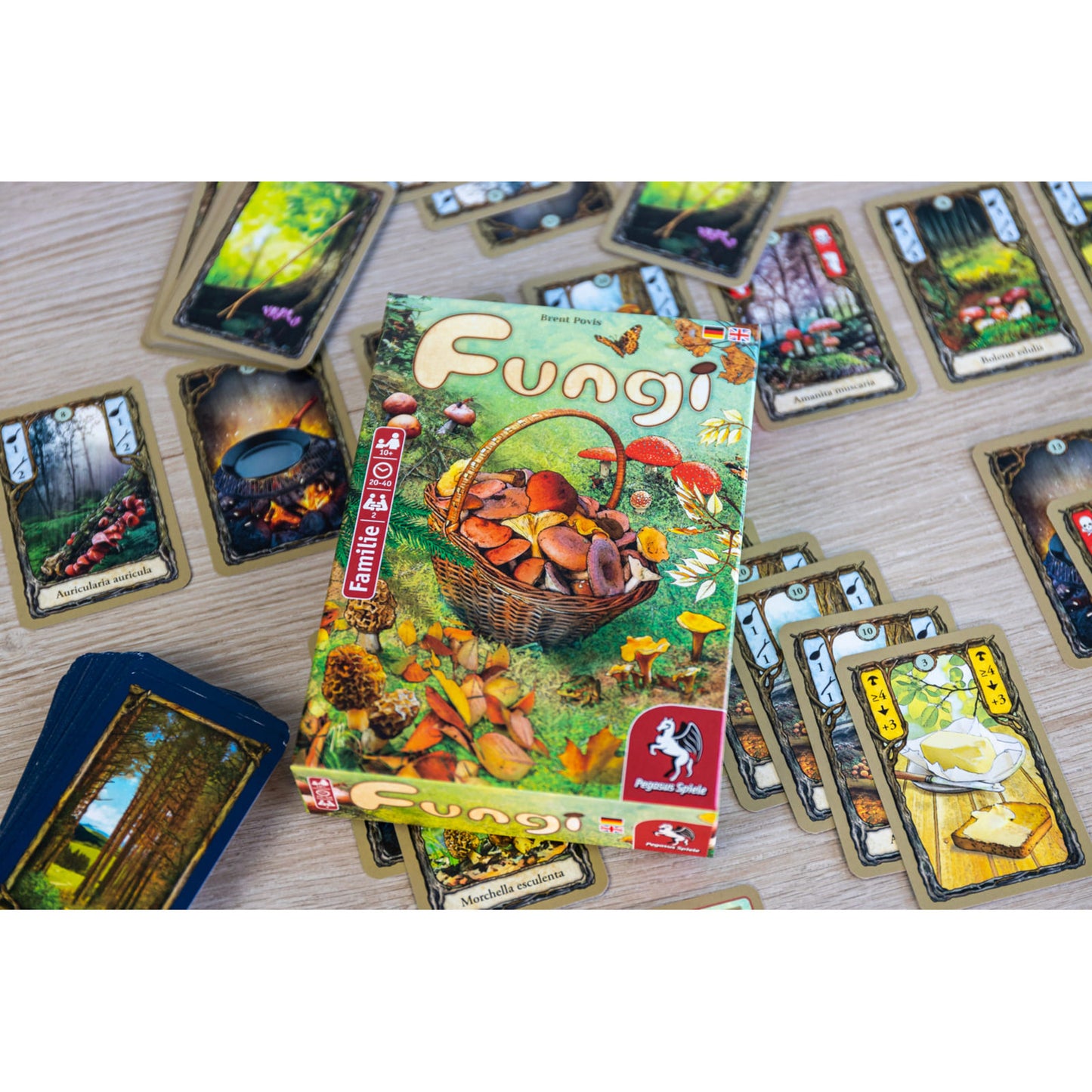 Pegasus Fungi Jogo de Cartas Estratégia 2 Jogadores Inglês