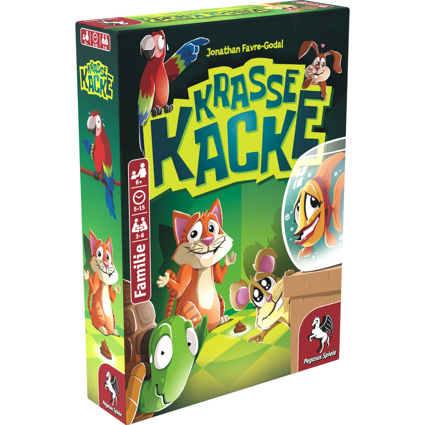 Pegasus Crazy Crap Jogo de Cartas Alemão 3-6 Jogadores