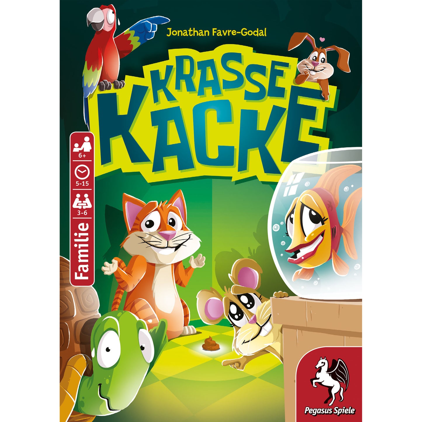 Pegasus Crazy Crap Jogo de Cartas Alemão 3-6 Jogadores