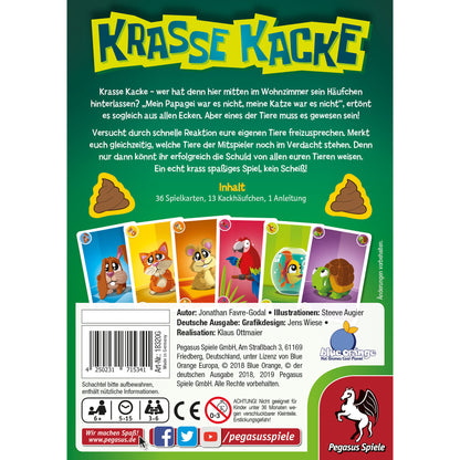 Pegasus Crazy Crap Jogo de Cartas Alemão 3-6 Jogadores