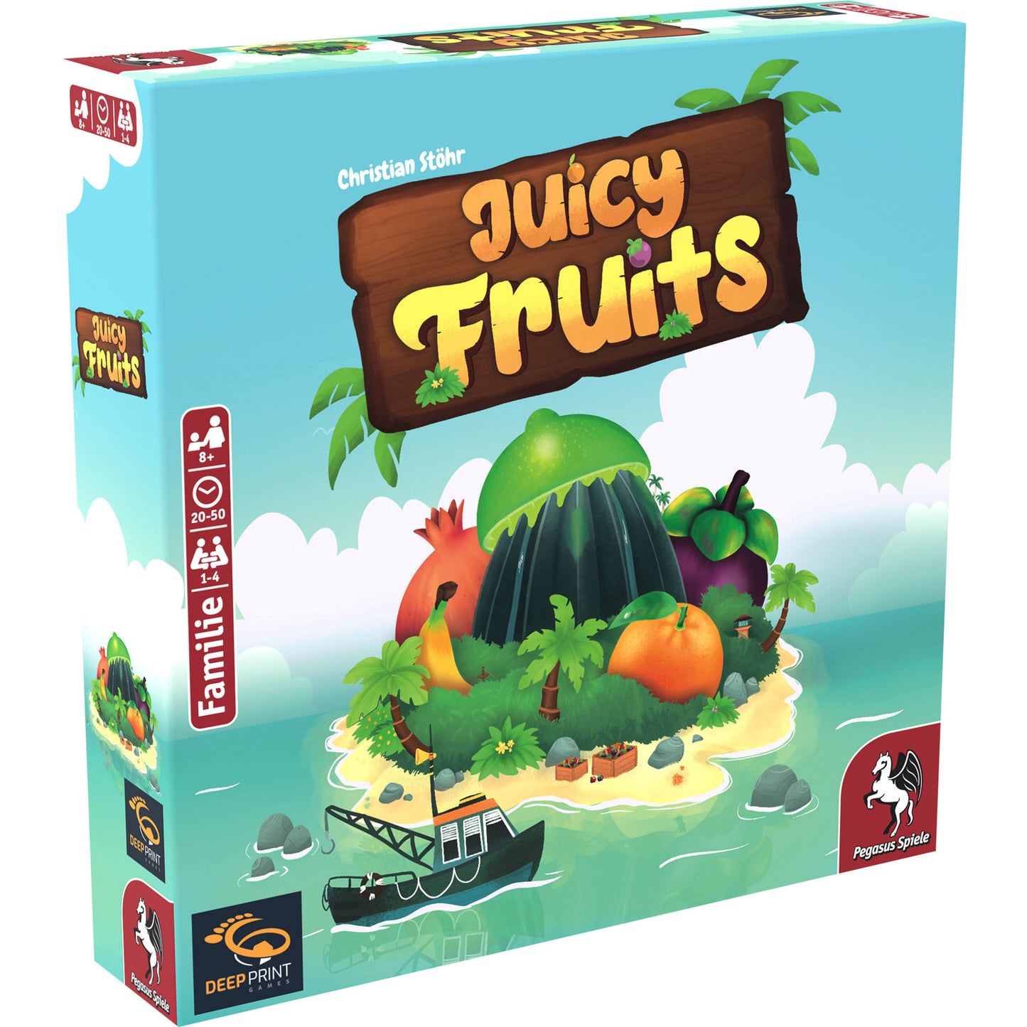 Jogo de Tabuleiro Pegasus Juicy Fruits 1-4 Jogadores 8+