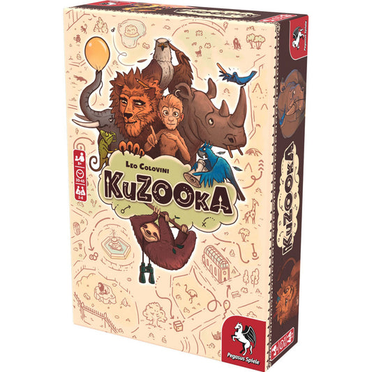 Jogo de Tabuleiro Pegasus KuZOOkA 2-6 Jogadores