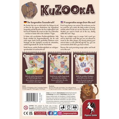 Jogo de Tabuleiro Pegasus KuZOOkA 2-6 Jogadores