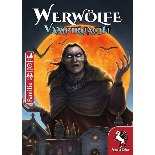 Jogo de Cartas Pegasus Werewolves – Vampire Night Alemão 5-24 Jogadores