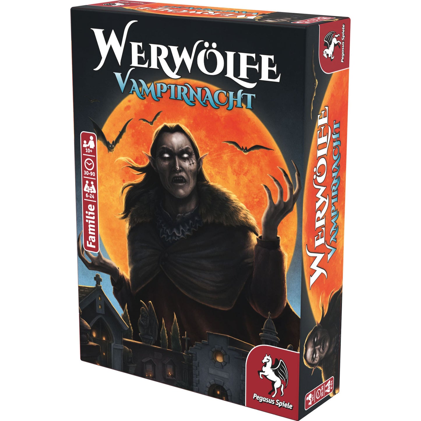 Jogo de Cartas Pegasus Werewolves – Vampire Night Alemão 5-24 Jogadores