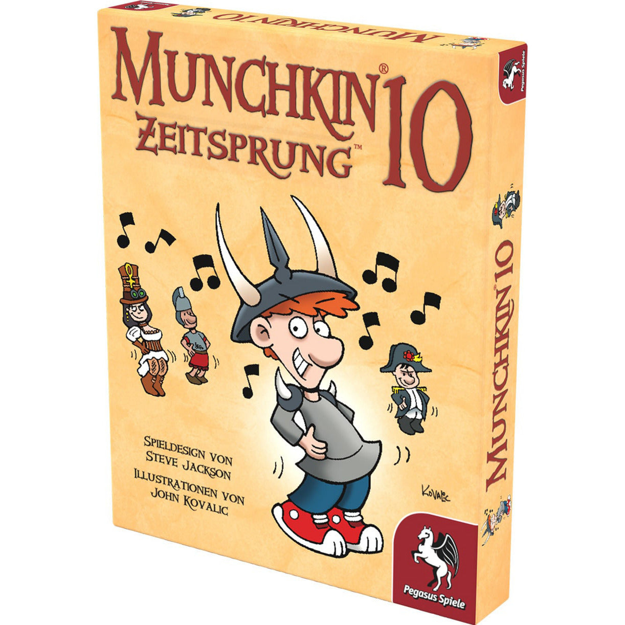 Jogo Cartas Pegasus Munchkin 10 Time Jump Extensão Alemão