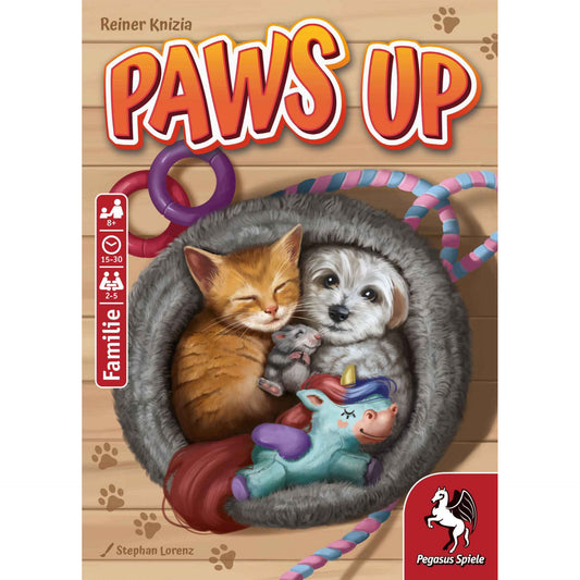Jogo de Cartas Pegasus Paws Up Familiar 2-5 Jogadores