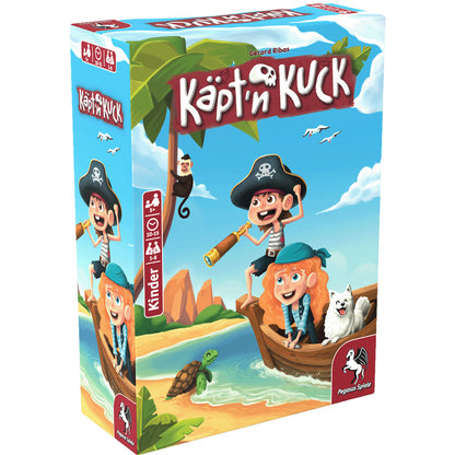 Jogo de Tabuleiro Pegasus Captain Kuck Alemão 1-6 Jogadores