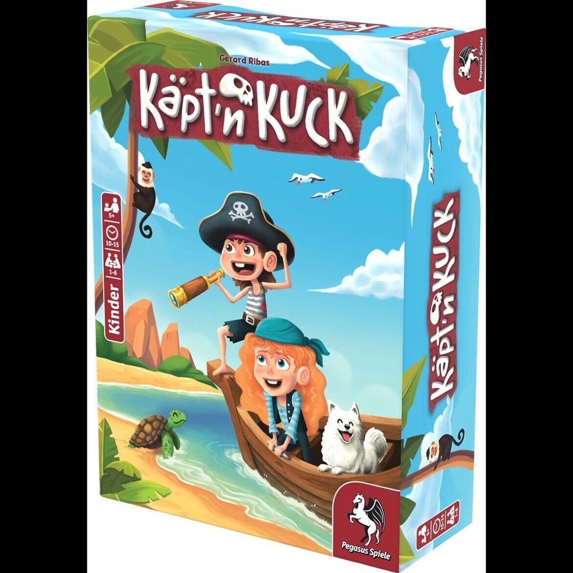 Jogo de Tabuleiro Pegasus Captain Kuck Alemão 1-6 Jogadores