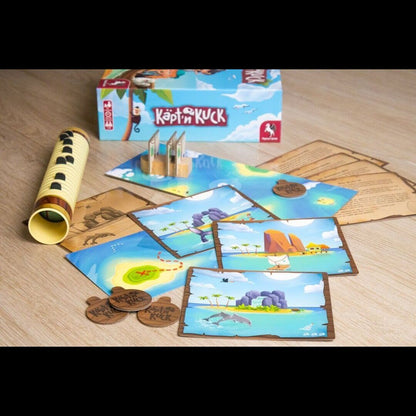 Jogo de Tabuleiro Pegasus Captain Kuck Alemão 1-6 Jogadores