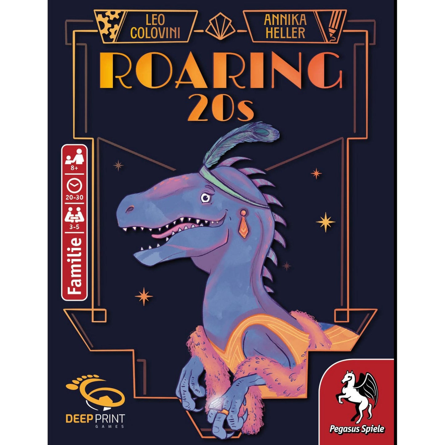 Jogo de Cartas Pegasus Roaring 20s 3-5 Jogadores 8+