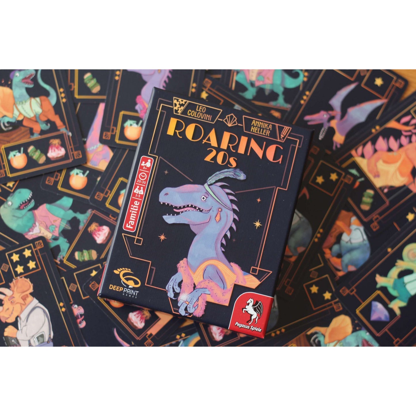 Jogo de Cartas Pegasus Roaring 20s 3-5 Jogadores 8+