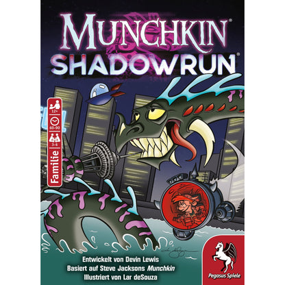 Jogo de Cartas Munchkin Shadowrun Pegasus Alemão