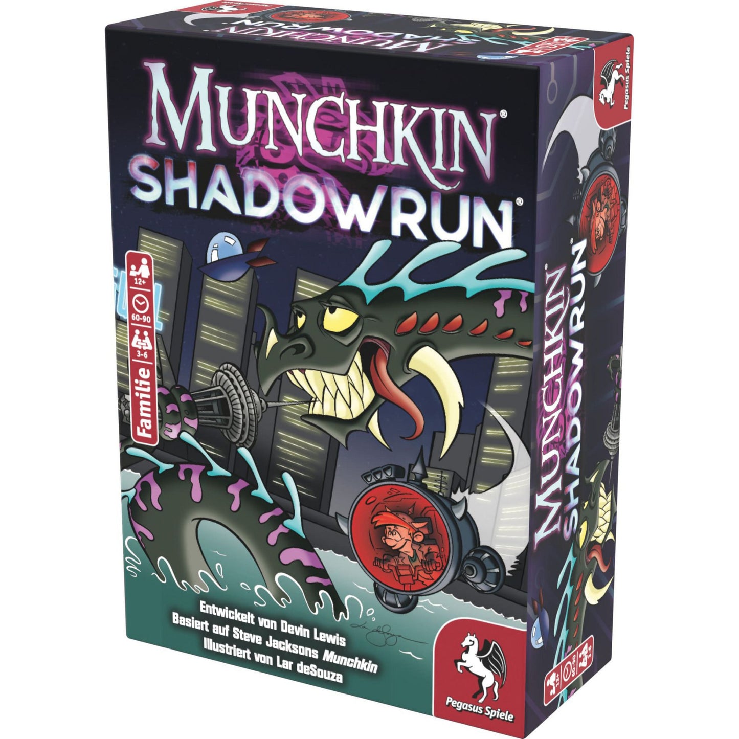 Jogo de Cartas Munchkin Shadowrun Pegasus Alemão