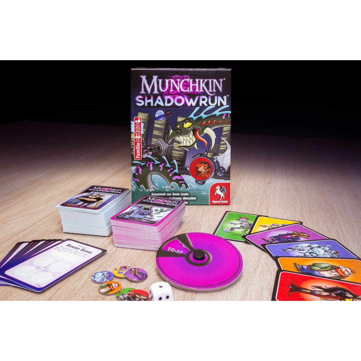 Jogo de Cartas Munchkin Shadowrun Pegasus Alemão