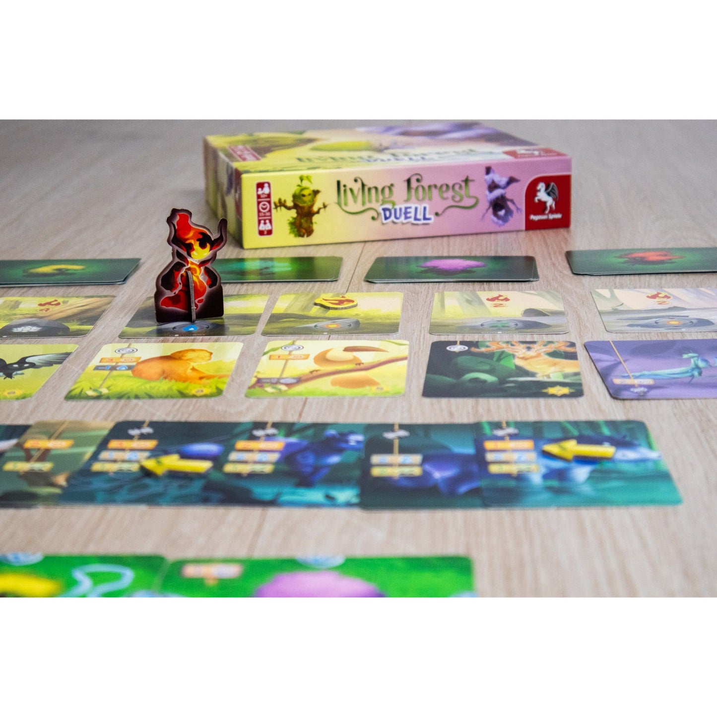 Jogo de Tabuleiro Pegasus Living Forest Duel Alemão