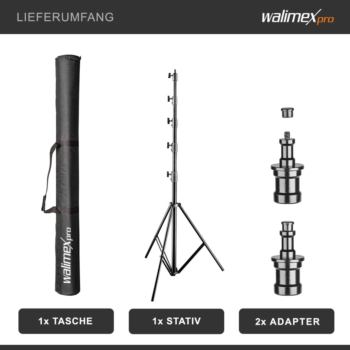 Tripé de Iluminação Walimex Pro Jumbo AIR 600cm
