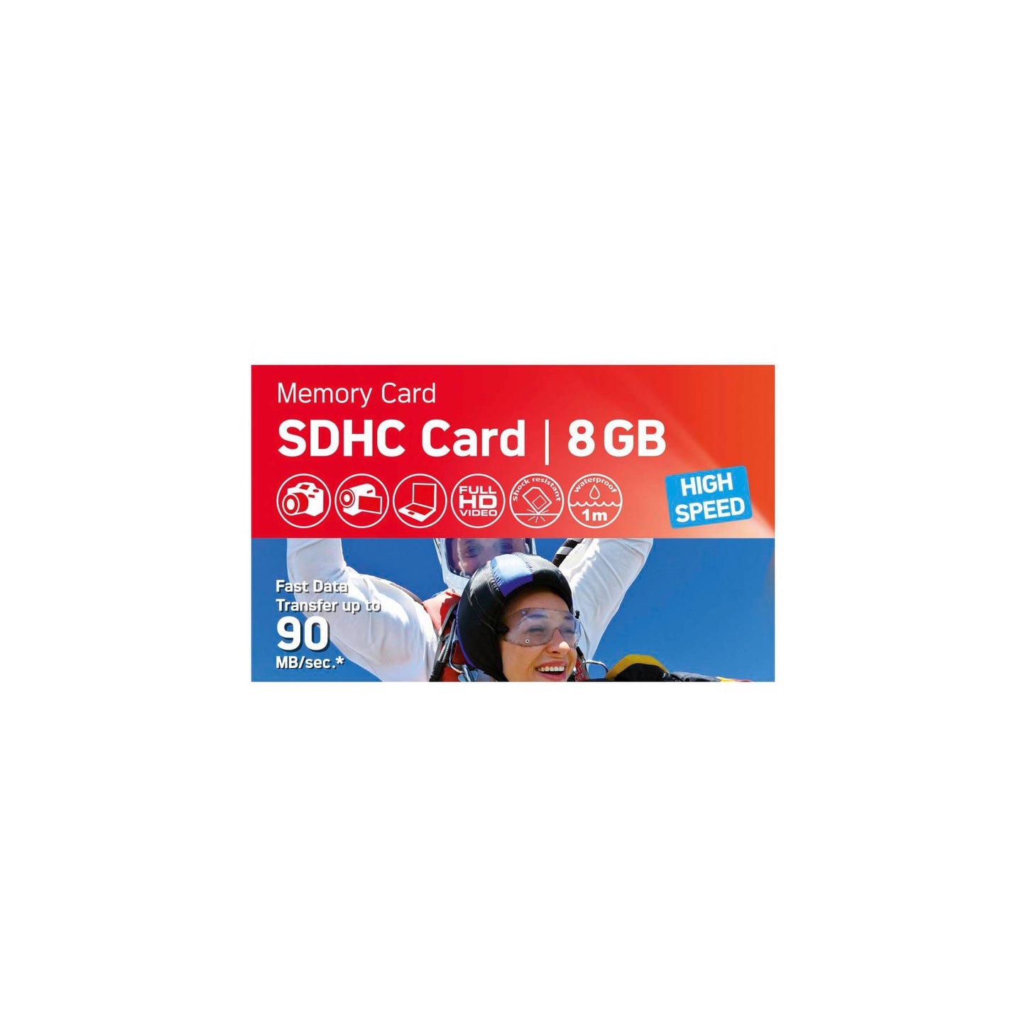 Cartão SDHC AgfaPhoto 8GB Class 10 UHS I U1 V10