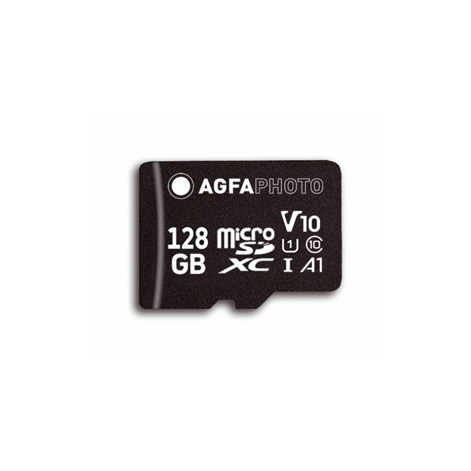 Cartão de Memória AgfaPhoto / 128GB / Alta Velocidade Class 10 U1 V10_0