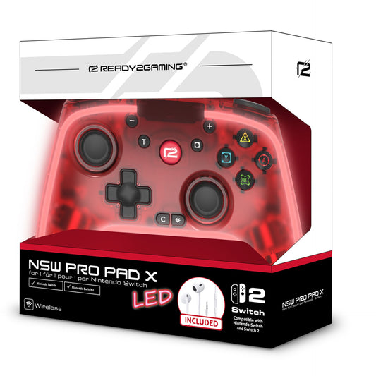 Comando ready2gaming Nintendo Switch 2 Game Pro X 2 LED
