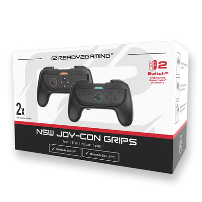 Grips ready2gaming Nintendo Switch 2 Pack 2 Preto