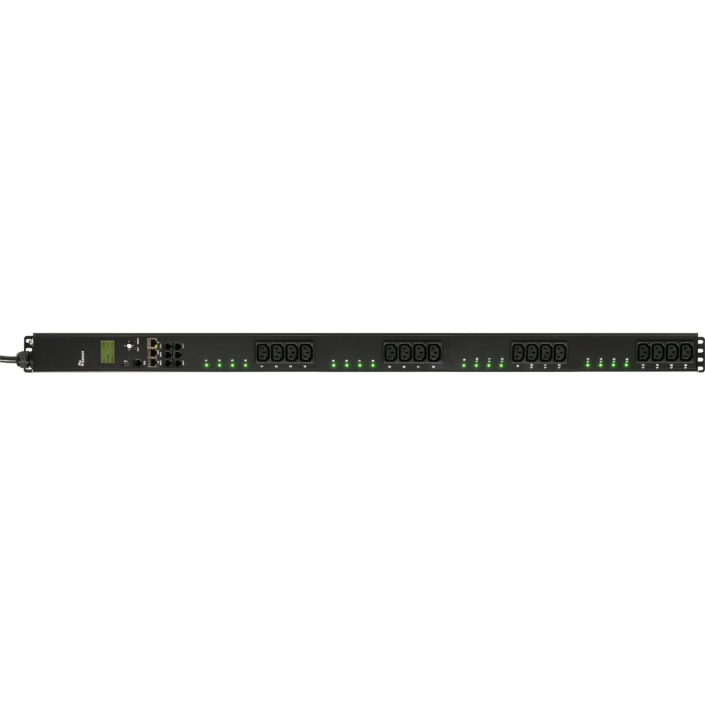 PDU Inter-Tech SA-1632WN 32A 16x C13 Comutáveis Rack 19”