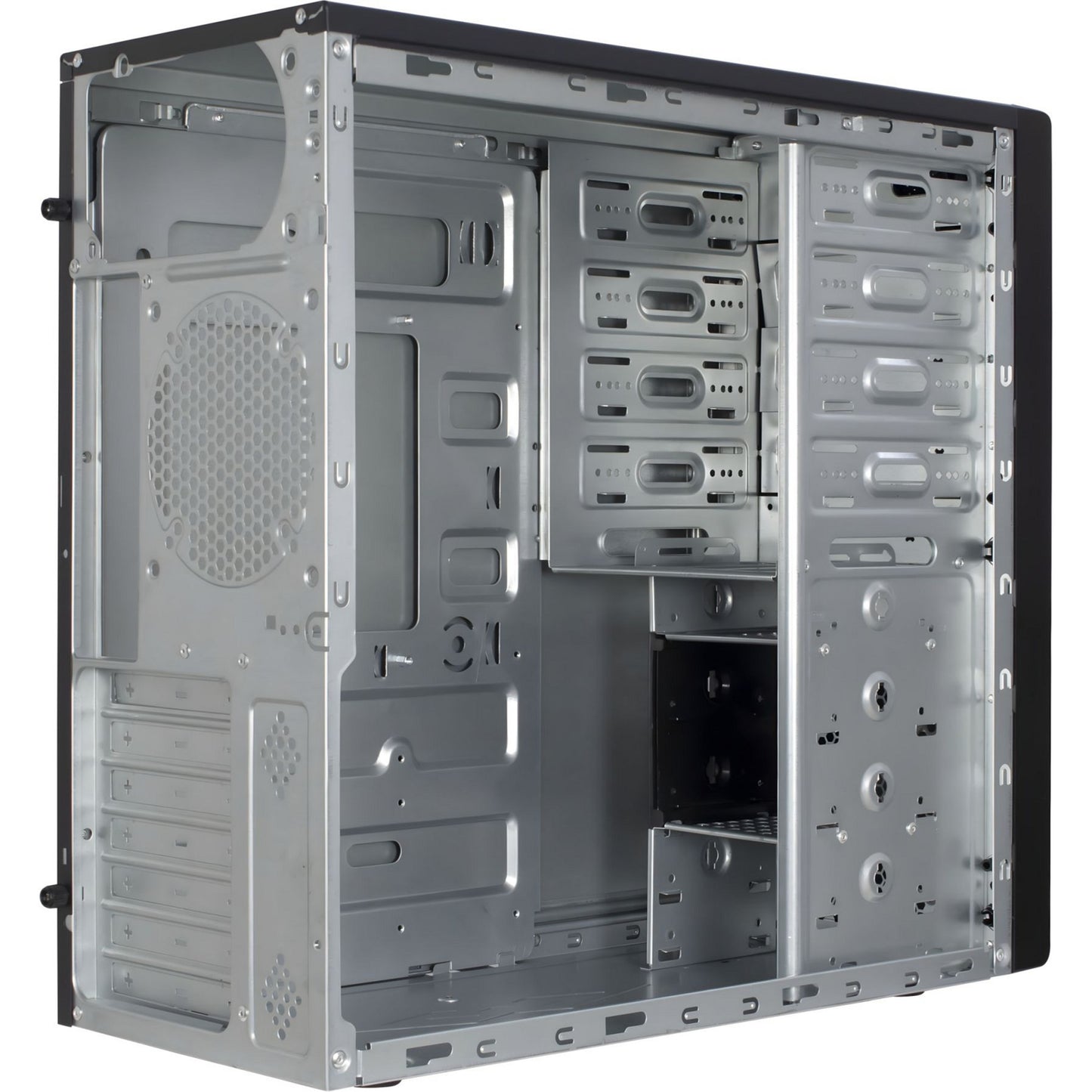 Caixa ATX Inter-Tech IT-8862 Plaid Midi-Tower Preta