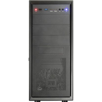Caixa ATX Inter-Tech IT-8862 Plaid Midi-Tower Preta