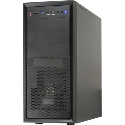 Caixa ATX Inter-Tech IT-8862 Plaid Midi-Tower Preta