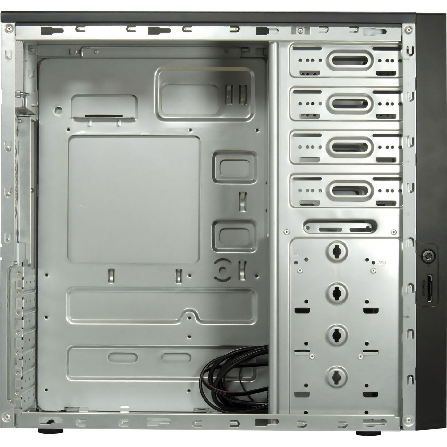 Caixa ATX Inter-Tech IT-8862 Plaid Midi-Tower Preta