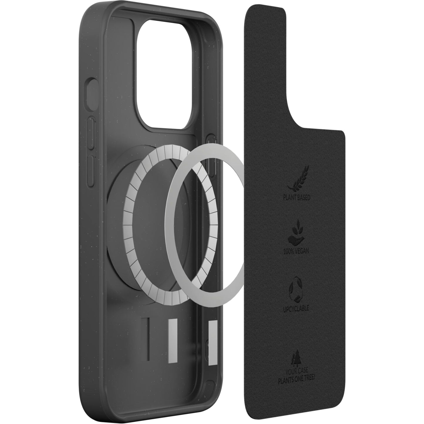 Capa MagSafe Woodcessories Bio Case iPhone 14 Pro Preta