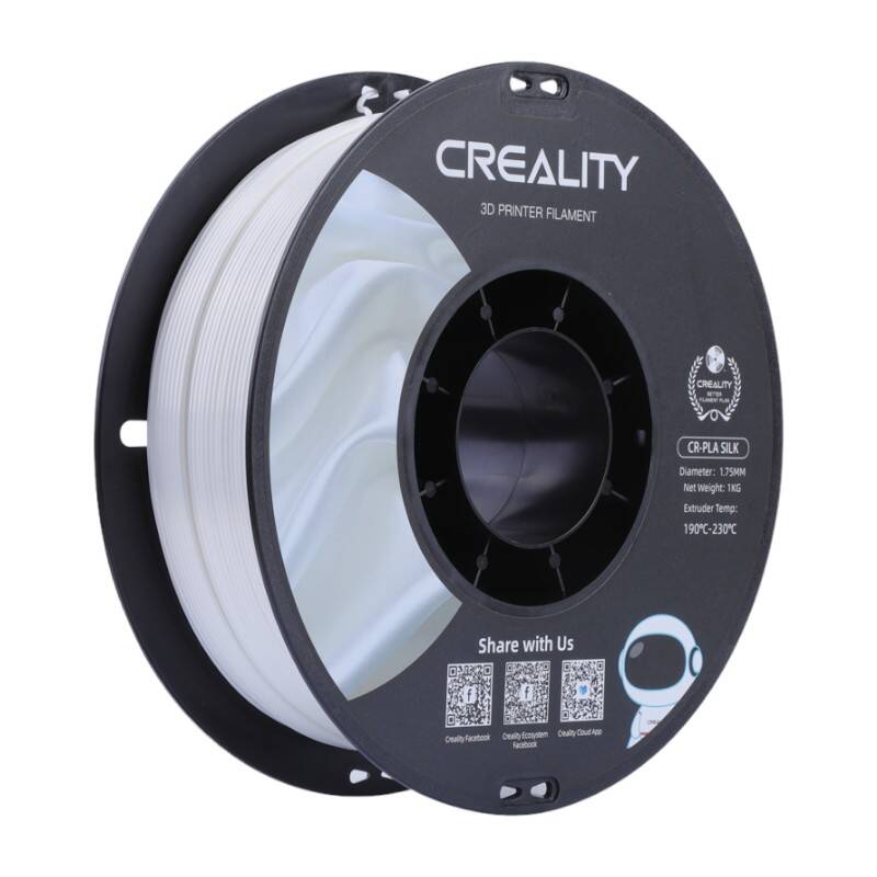 CR-Silk PLA Filament Creality (White)_0