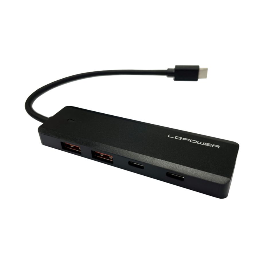 Hub USB LC-POWER / 4 Portas / Preto / LC-HUB-U3-4-C_2
