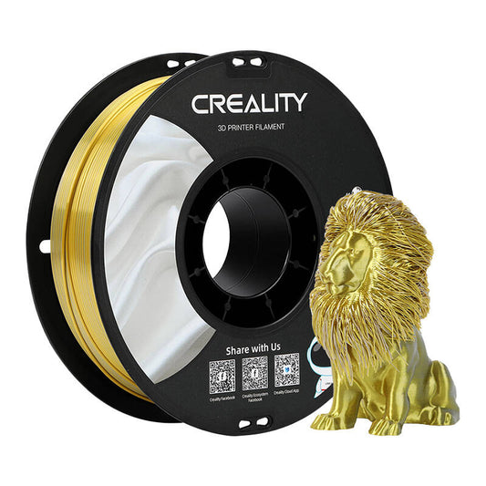 CR-Silk PLA Filament Gold/Silber, 3D-Kartusche_0