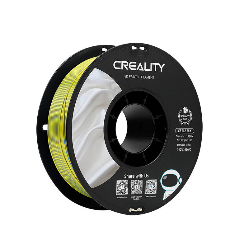 CR-Silk PLA Filament Blau/Gelb, 3D-Kartusche_0