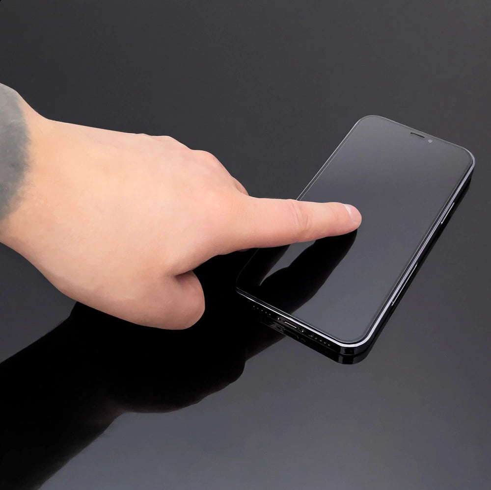 Wozinsky super tough full glue tempered glass full screen with frame case friendly Apple iphone xr / iphone 11 black_9