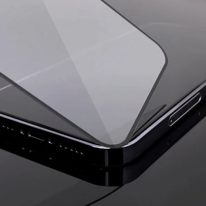 Wozinsky super tough full glue tempered glass full screen with frame case friendly Apple iphone xr / iphone 11 black_2
