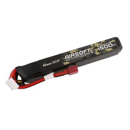 Gens ace 25C 1500mAh 3S1P 11.1V Airsoft Gun Lipo Battery with T Plug_4