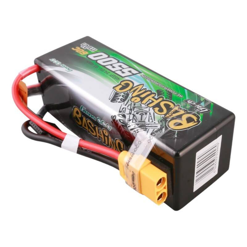 Gens ace G-Tech 5500mAh 4S1P 14.8V 60C HardCase RC car Lipo Battery_2