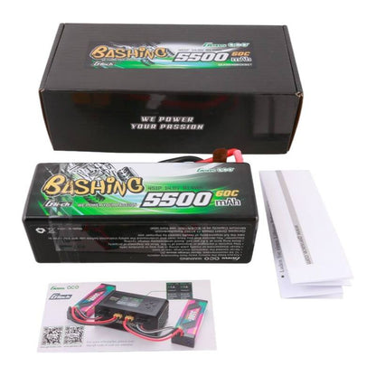 Gens ace G-Tech 5500mAh 4S1P 14.8V 60C HardCase RC car Lipo Battery_4